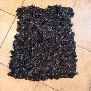 Maeve Black and White Polka Dot Mini Dress